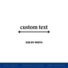Custom Vinyl Lettering Decal     Personalized Sticker   Any Text Or Name