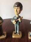 Vintage Beatles 1964 Car Mascots Bobble Head  8 Inch  Nodders Complete Set