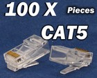 Networking Rj45 Rj11 Rj12 Cable Tool Kit Tester Crimper Cutter   100 Cat5 Plug 