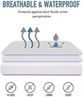 Soft Cotton Mattress Protector Pad Hypoallergenic Waterproof Cover Cal King
