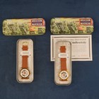 Set Of 2 Lionel Locomotive Train Watch Collectors  Edition With Tin - Free Ship