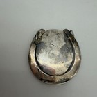 Antique Victorian Sterling Silver Pendant Converted Vesta Case Equestrian Read