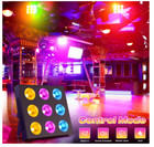 Stage Light Bar Wash Light 120w Rgb Rectangular Dj Light Bar 4 6 9 36 38ch Dmx C