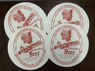 4 Vintage Iroquois Indian Head Beer Tray Liner Two-sided