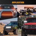 2x 4  80w Squadron Led Offroad Driving Work Spot Pods Fog Light 4wd Atv  frame 