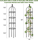 Garden Obelisk Trellis For Climbing Plants Outdoor 6 Ft Rose Bush Round Trellis