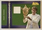 Roger Federer Authentic Game Used Jersey Patch Card Shirt Match Worn   Wimbledon