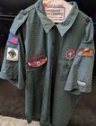 Official Venturing Bsa Scout Uniform Shirt Men   s 3xl Ss Poly-cotton W patches