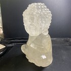 14 7lb 10 3 natural Large Clear Quartz Buddha Statue Crystal Reiki Carving Decor