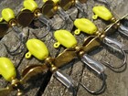 Yellow And Gold Whistler Vertical Jig Lot Of 10 K9 Heat Shrink Tube Intact