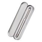 Forest Pro Silver Stainless Steel Fountain Pen Medium Nib Ink Refill Box Set