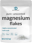 10 Lb Unscented Magnesium Flakes  Pure Magnesium Chloride For Bath Soak Or Foot