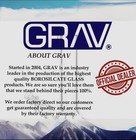 Grav   Labs Sip Series Milk Carton Bubbler Premium Glass Water Pipe Bong  Amber