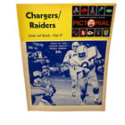 Vtg  San Diego Chargers Vs Oakland Raiders Afl August 16  1969
