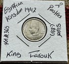 Egypt 2 Piastres 1942 Silver Coin