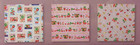 Amifa Vintage Fruits 3 Design Origami Paper Japan 12 Sheets Strawberry Cherry