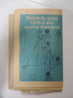 Vtg 70 s Simplicity 8509 V-neck High-waist Pantdress Sewing Pattern Women Uncut