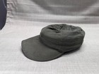 Vintage Us Army Cotton Hat Utility Cap Green 7-1 8 Korean Vietnam Military