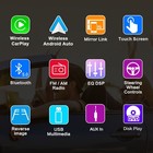 Double 2 Din Car Stereo Radio Cd Dvd Player In Dash Bluetooth Carplay Auto Link