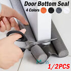Under Door Bottom Seal Strip Stopper Adjustable Twin Door Draft Guard Soundproof
