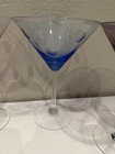 Waterford Marquis Assorted Colors Polka Dot Martini Glasses Set Of 6