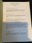 Original Script   Extra    melissa Gilbert Script  Little House On The Prairie