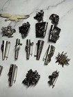 Lot Of 23 Vintage German Alpine Trachten Jewelry Pins - Hunting Brooches Hat Cli