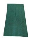 Vintage Quilted Reversible Red   Green Christmas Throw Blanket W  Trees 68 X 38 