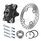 Front Wheel Hub   Bearing   Brake Rotor Set For Polaris Ranger 900 800 500 Crew 