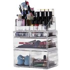 Organizeracrylic Cosmetic Organizer Storage Drawers Jewelry And Cosmetic Display