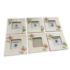 Set Of 6 Picture Photo Frames 6  X 6  Tradewinds Bay Botanicals