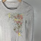 Vintage Roxy Paradise Surfer Skater Thermal Long Sleeve Top Shirt Size Medium