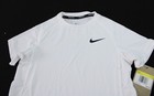 Nike Boy s Pro Dri-fit Short Sleeve Fitted Training Top Eh6 White Dh4835 Small
