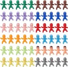  60 Mini Plastic Little Babiess Tiny Figurines For Baby Shower Ice 12 Color