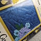 Vintage Shower Curtain Blue Floral Plastic 72 x72  6 x6  Forecast Fashions Usa