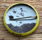 1989 Dc Comics Yellow Bat Signal Pinback Pin Original Vintage Batman Dark Knight