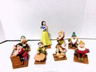Snow White   7 Dwarfs Enesco Cvs Exclusive Complete Figures Set 65th Anniversary