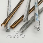 Belt Lacer Lacing 12  X 12 Pcs Galvanized Wire Hook Belt Fasteners  pack Of 12 
