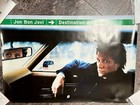 1997 Jon Bon Jovi Destination Anywhere Two-sided Promotional 24 X 36 Poster