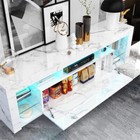 Floating Tv Stand Wall Mounted  High Gloss Led Entertainment Center  For 65  Tv
