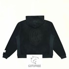 Gotofree American Embroidered High Street Zip Hoodie Unisex Cardigan Jacket Coat