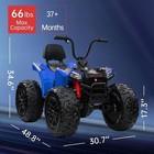 24v Kids Electric 4-wheeler Atv Quad Battery Ride On Car With Mp3 Led Lights