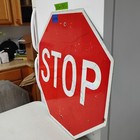 Stop Sign 30  Authentic Retired Street Traffic Road Sign Lot 12-473