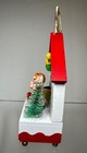 Vintage Sankyo Music Box Christmas Tabletop Ornament Plays  the First Noel 