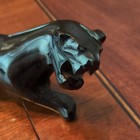 Stone Black Panther Animal Figurine Decorative Collectible Decor