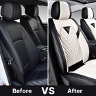 Full Set Seat Covers For Nissan Sentra 2008-2026  Cream White