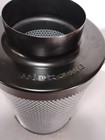 Hydrowe 12  Inch Carbon Hydroponic Inline Grow Room Filter Silver   Black