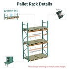 96  Length Beam  2 Packs   Warehouse Heavy Duty Pallet Rack Customizable