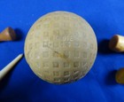 Antique Vintage Birdie Golf Ball Mesh 4 Vintage Golf Tees In Display Box
