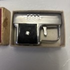 2 Vintage Corona Chrome Pistol Lighter   smaller One Has Original Box 